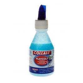 PlayColl - blauwe papier lijm Blauw 100ml in Fles (1 st.) [COL-PC0100]