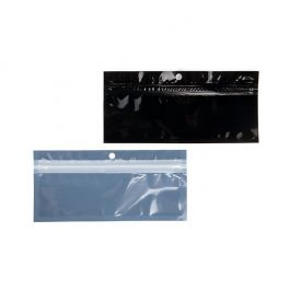 Eco-Friendly Grip Seal Bags Black 14x4.4cm (100 pieces) [HZBBE8B]
