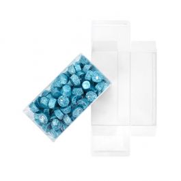 Boites cadeau plastique à transparence cristalline 11.1 x 7.6 x 21.1cm (25 Pièces) [FPB158]