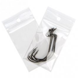 Gripzakken met Ophanggat 5x7,5cm Kristalhelder PP 75 Micron (100 stuks) [Z3R23]