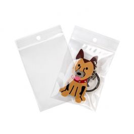 Gripzakken met Ophanggat 7x9,5cm Kristalhelder PP 75 Micron (100 stuks) [Z3R23XL]