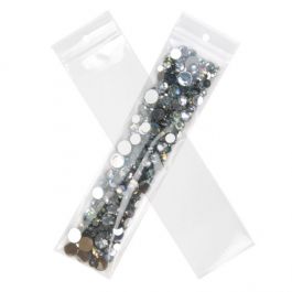 Gripzakken met Ophanggat 5x20,5cm Kristalhelder PP 75 Micron (100 stuks) [Z3R28]