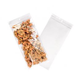 Gripzakken met Ophanggat 12,5x25,5cm Kristalhelder PP 50 Micron (100 stuks) [ZR510]