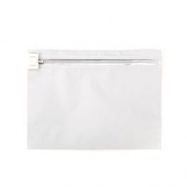 Plastiek Zakken Mat Wit 30,5x10,2x22,9cm met Kindveilige Sluiting (10 stuks) [CRZ912W]