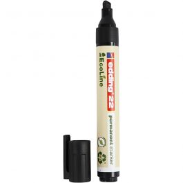 Edding EcoLine-markers 22, afm 22, lijndikte 1x5 mm, zwart, 1 stuk [HOB-3523840]