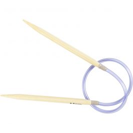Aiguilles à tricoter circulaires, L : 40 cm, dim. 5,5 mm, 1 pièce [HOB-422740]