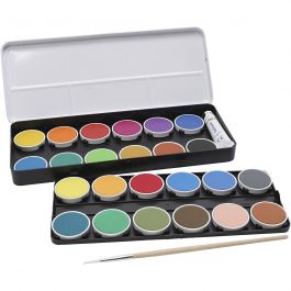 Peinture Aquarelle PRIMO, d 30 mm, ass. de couleurs, 12 pièce/ 2 Pq. [HOB-624724]