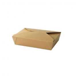 Boite Vente Emporter Cartonnée Brune 1100 ml (280 pièces) [GB-DFC01632]