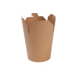 Asia-Kartonnen Dozen 800 ml Bruin PLA-coated (500 stuks) [GB-DFC06850]