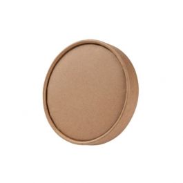 Couvercle en carton Ø 95 mm Marron (500 pièces) [GB-DFC08681]