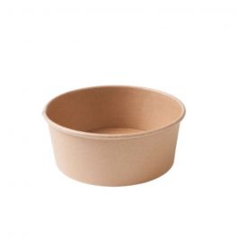 Kartonnen Schaal Bruin 650 ml Ø 150 mm Rond (300 stuks) [GB-DFC08820]