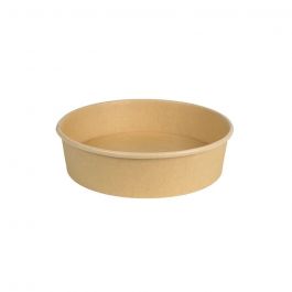 Premium-carton Schaal Bruin 700 ml Ø 185 mm Rond (300 stuks) [GB-DFC08865]