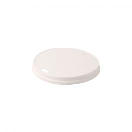Couvercle Papier Ø 90 mm Blanc Trou pour boire (1000 pièces) [GB-DHD04588]