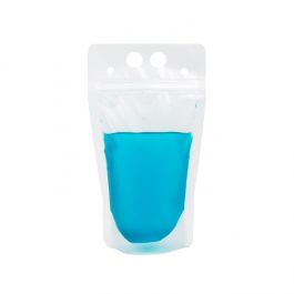 Stazakken Transparant Geschikt voor Vloeistoffen 12,9x4x22,9cm (10 Stuks) [DP1F]