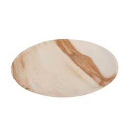 Assiette ronde feuille de palmier, Ø 23cm (200 pièces) [GB-DTW05380]