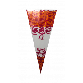 Puntzakken 25x46cm 1 pound Oranje/Rood (250 Stuks) [DV-3264]