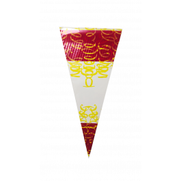 Puntzakken 25x46cm 1 pound Rood/Geel (250 Stuks) [DV-3265]