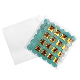 Sachet Écologique haute qualité scellable sans rabat 14.4x14.1cm (100 pièces) [GC5X5MNF]