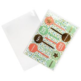 Sachet Écologique haute qualité scellable sans rabat 16.5x22.9cm (100 pièces) [GC6H9NF]
