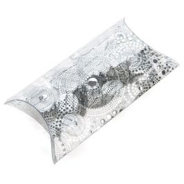 Berlingot avec revêtement fin argent 10 x 4 x 17 cm (25 pièces) [FS204]