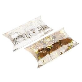 Berlingot avec revêtement fin Or 10 x 4 x 17 cm (25 pièces) [FS205]