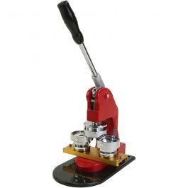Button machine incl. 250 Buttons, d 5,5 cm, 1 set [HOB-724102]