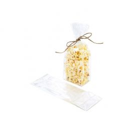 Blokbodemzakken Superhelder 8,9x5,7x24,8cm met papieren kaart (100 stuks) [FGPB15]