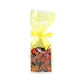 Blokbodemzakken Neon Geel 8,9x5,7x30,5 cm met Papieren kaart (100 stuks) [FGPB16NY]