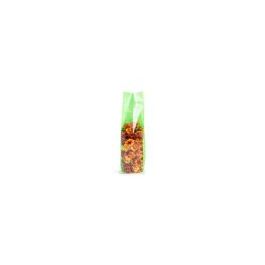 Blokbodemzakken Neon Groen 7x5,1x25,4 cm met Papieren kaart (100 stuks) [FGPB17NG]