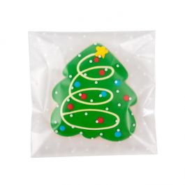 Plastic Zakken Frosted Met Stippen 14 x 14 cm Hersluitbaar (100 stuks) [B55FDXL]