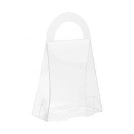 Plastiek Doosjes Handtas stijl 8,9x3,8x10,2cm Voedselveilig (25 stuks) [FS210]