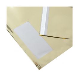 Verzendenveloppen Metallic met Venster 24,1x15,2cm (100 Stuks) [MMW96SG]