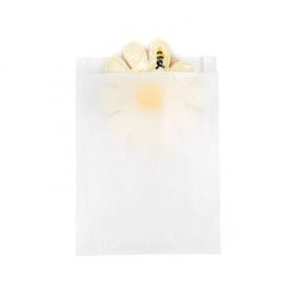 Sachet papier cristal à soufflet 14,6x2,5x19,7cm (100 pièces) [GLB4]