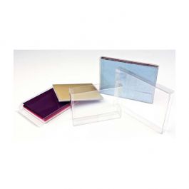 Plastiek Doosjes 14,3x2,5x14,1cm Kristalhelder (25 stuks) [FB48]