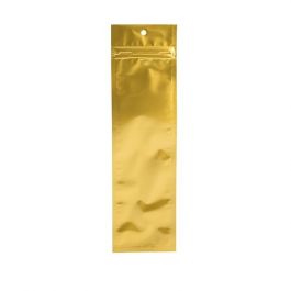 Gripzakken Goud 6,5x23cm Gemetalliseerd (100 stuks) [HZBB1MG]