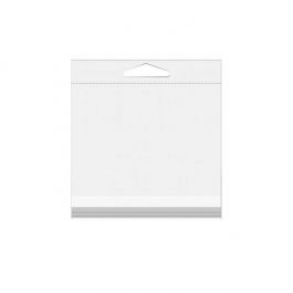Sachet à trou de suspension refermable à transparence cristalline 33x33cm (100 pièces) [HB13X13E]