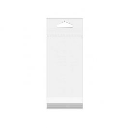 Headerbags 15,7x30,6cm Hersluitbaar en Kristalhelder (100 stuks) [HB612S]