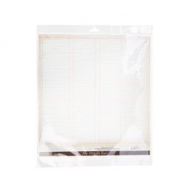 Sachet à trou de suspension refermable à transparence cristalline 31.6x33cm (100 pièces) [HB1213]