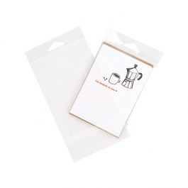 Sachet à trou de suspension refermable à transparence cristalline 10.3x13.7cm (100 pièces) [HB4B1]