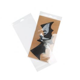 Sachet à trou de suspension refermable à transparence cristalline 14.4x30.5cm (100 pièces) [HB5H12]