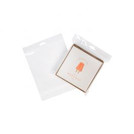 Headerbags 15,9x15,9cm Hersluitbaar en Kristalhelder (100 stuks) [HB66]