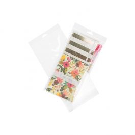 Headerbags 15,6x22,2cm Hersluitbaar en Kristalhelder (100 stuks) [HB68]