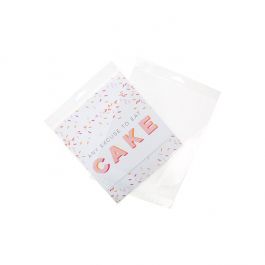Sachet à trou de suspension refermable à transparence cristalline 18.1x19.7cm (100 pièces) [HB7]