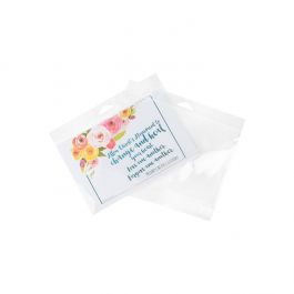 Sachet à trou de suspension refermable à transparence cristalline 22.1x14cm (100 pièces) [HB85]
