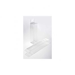 Plastiek Doosjes 3,8x3,2x15,2cm met Hanggedeelte (25 stuks) [HFB221]