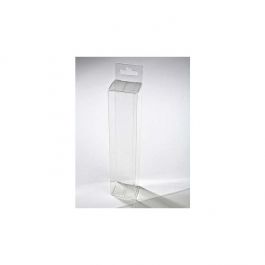 Plastiek Doosjes 3,8x3,2x17,8cm met Hanggedeelte (25 stuks) [HFB222]
