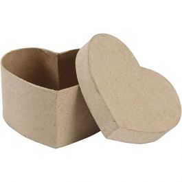 Hartvormige doos, afm 11,5x11,5 cm, h: 6 cm, 1stuk [HOB27182]