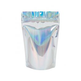 Stazakken Iridescent/Holographic 14,9x8,9x23,2cm Met Ophanggat (25 Stuks)[ZBGH7]