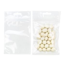 Sachet zip avec trou de suspension européen 9.2x12.7cm (100 pièces) [HZB4]