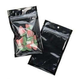 Gripzakken Transparant/Zwart 9,2x12,7cm (100 stuks) [HZB4CB]